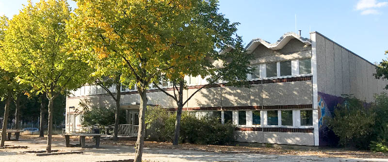 Schulsozialarbeit an der Jean-Piaget-Schule, Sekundarschule, Berlin Marzahn-Hellersdorf, Schulhof Schulsozialarbeit an der Jean-Piaget-Schule, Sekundarschule, Berlin Marzahn-Hellersdorf, Schulhof